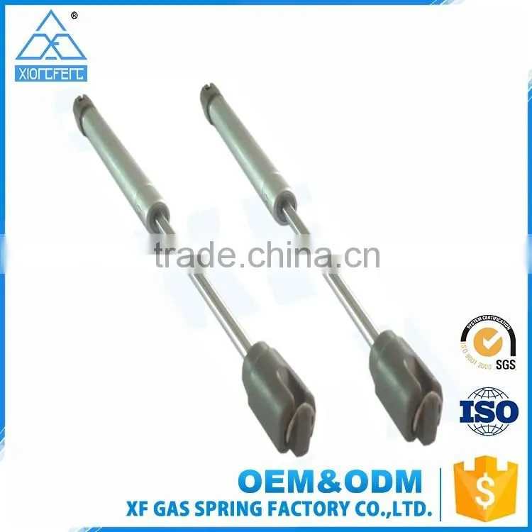 Custom cylinder cabinet gas spring with plastic end fitting for furniture