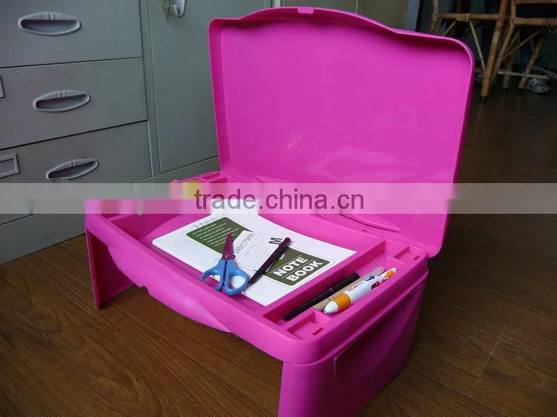 New material PP Plastic colorful Folding Lap Desk
