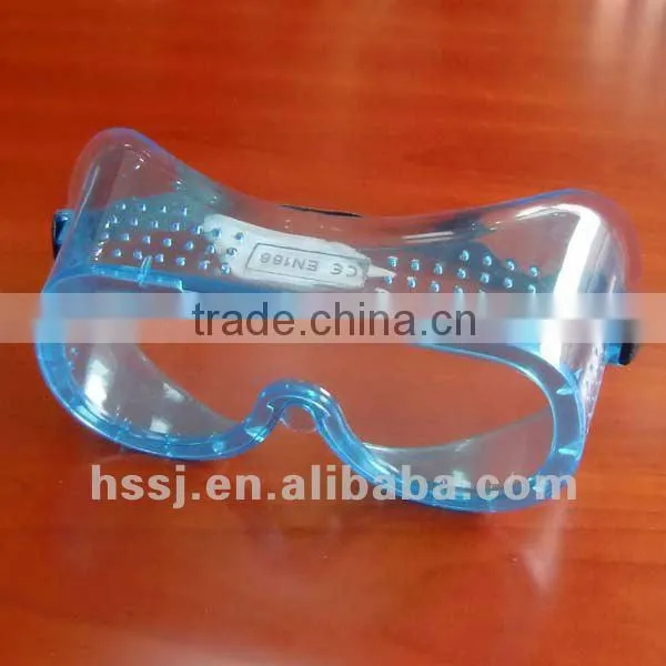2016 New Medical & industrial safety goggles Protective goggles safety eyewear multi-direct vents safety goggles manufacturer