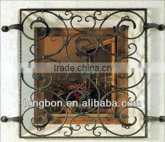 2012 Top-selling modern steel window grill design