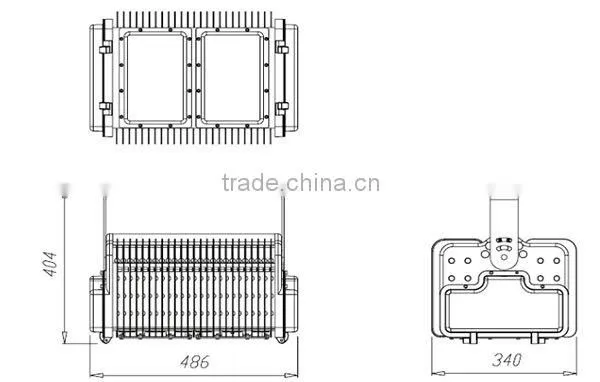 5year warranty led flood lighting 400W passed emc sex led flood lighting 400W