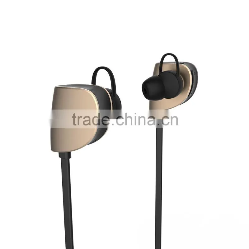 wireless Sport mini bluetooth 4.0 neckband headset for mobile with RoHs CE FCC