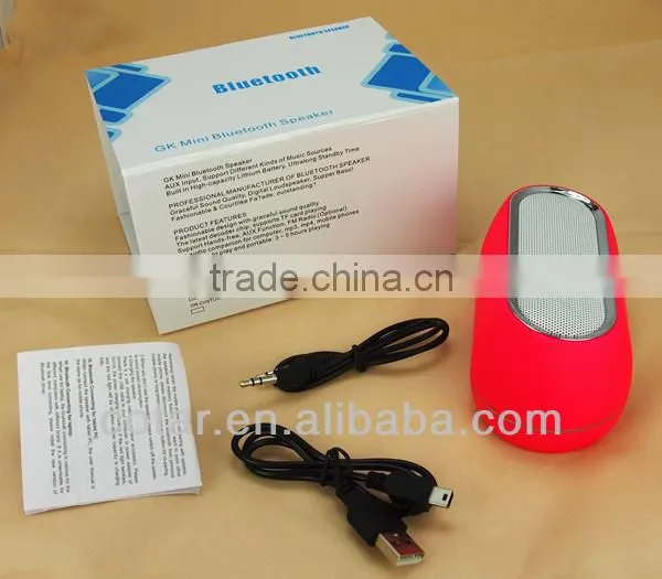 A16 2014 New battery powered bluetooth speakers waterproof