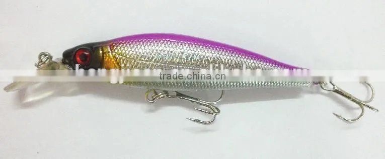 11cm 15.2g Fresh Water Bass lure Minnow baits fake hard bait with Size #4 Fishhook MI006