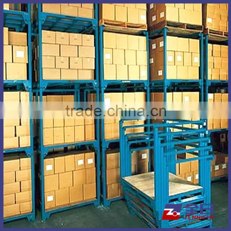 Industrial warehouse stackable storage nestainer
