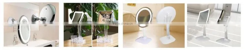 20x Folding table stand cosmetic mirror 15x handheld makeup mirror