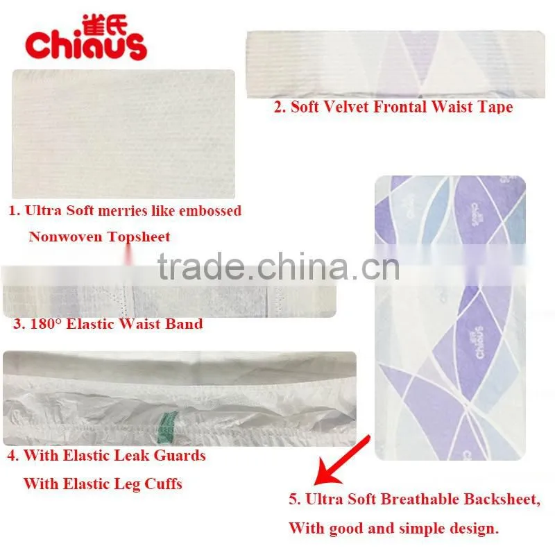 Best sellers 2016 super thin new baby diapers factory China