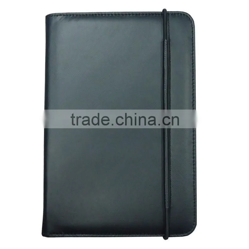 embossed cover leather folder