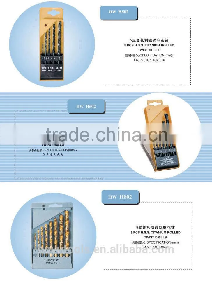 high quality 25pcs hss drills set