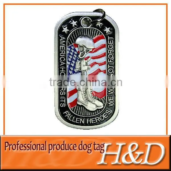 round coin style dog bone tag for europeans