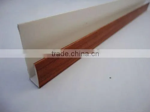 Laminated Interior Decorative Ceiling Border PVC H Corner