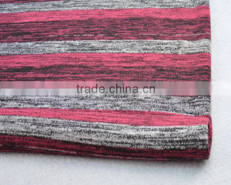 Jiufan Textile Knitting Yarn Dyed Hacci Fabric High Quality TR Span Fabric Manufacturer in Shaoxing