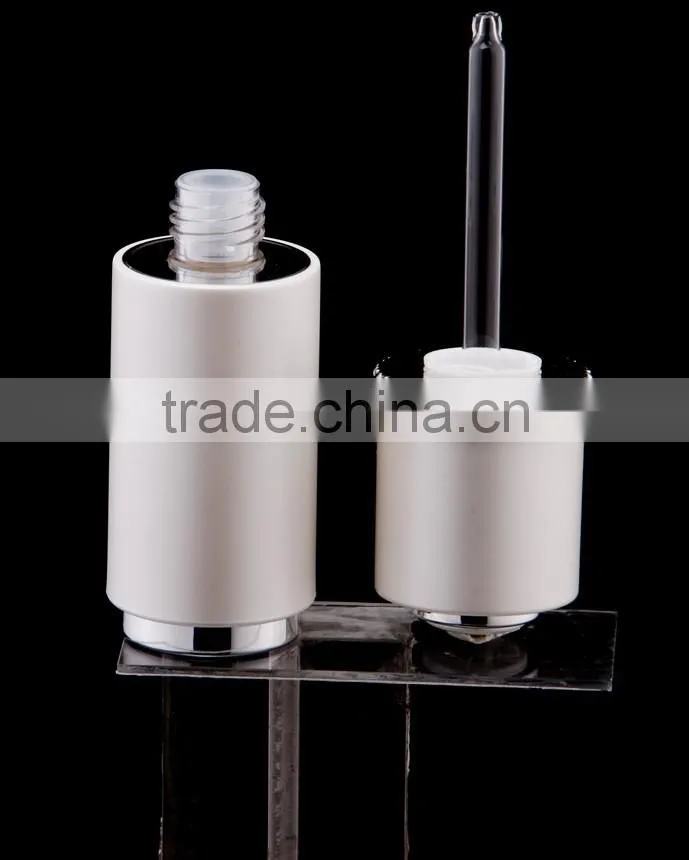Empty round plastic bottles with airless pump acrylic cosmetic bottle
