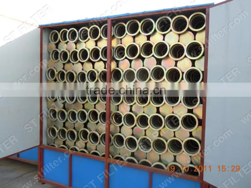 galvanized steel bag filter cage,Dia150*780mm