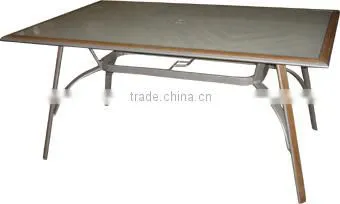 outdoor furniture tempered glass table