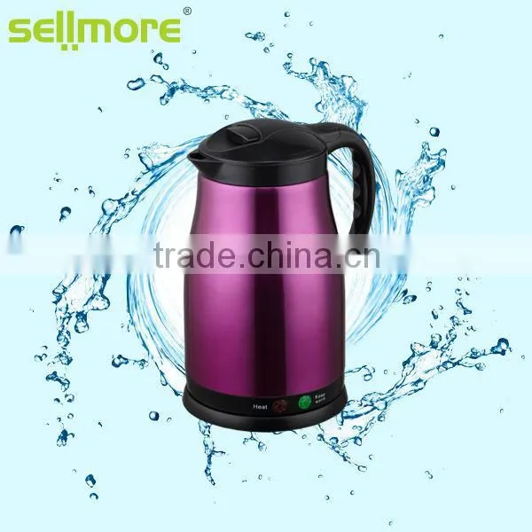 Stainless steel water kettle in electrical kettle appliance (CE.CB.RoHs)