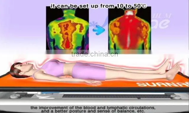 6 - step water pressure thermal massage bed for massage full body