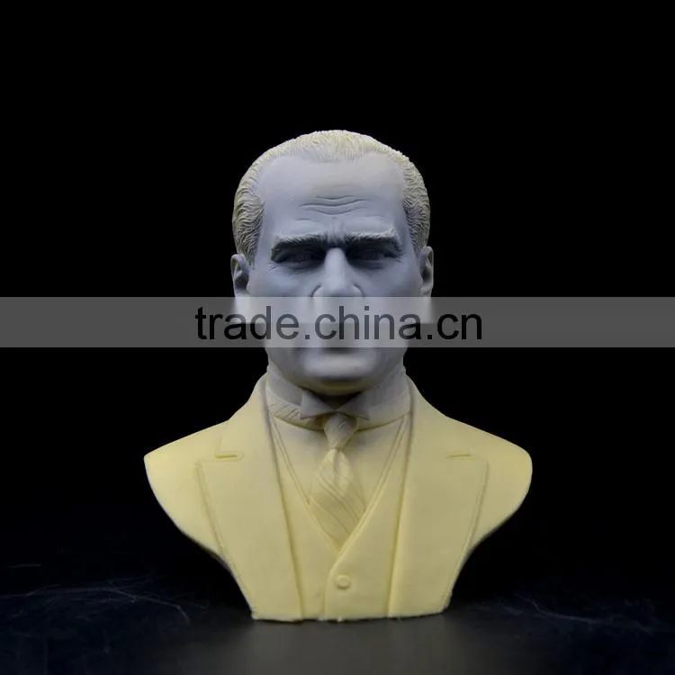 Realistic Life-like Famous Head Bust Figure Statue