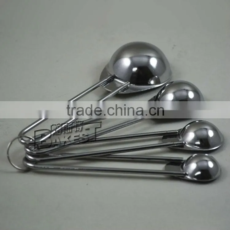 BAKEST Best stainless steel metal measuring spoons/high quality measuring spoons