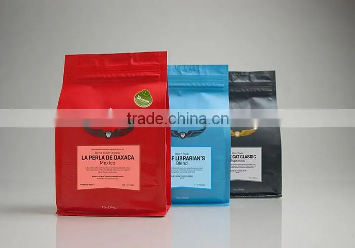 custom made instant coffee packaging sachet bags with coffee design