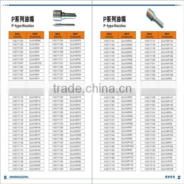 Denso nozzle DLLA153P885 for denso injector 095000-5810