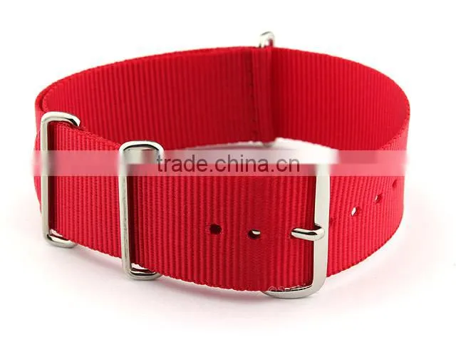 18,22,,28cm zulu type style watch strap,nylon watch strap