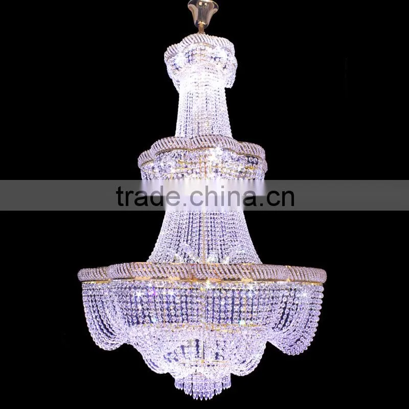 Modern Wedding Hall Decorations Crystal Ceiling Light