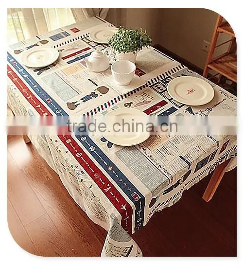European pure and fresh China wholesale table cloth