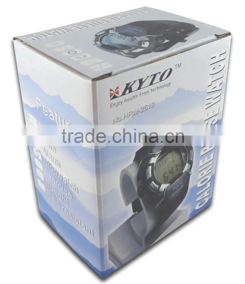 KYTO Heart Rate Monitor Watch With Pulse Alarm Clock
