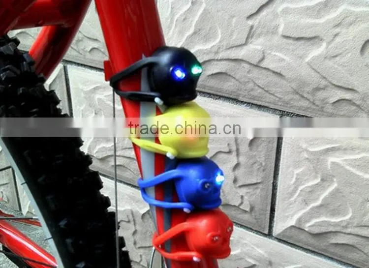 Popular of bicycle warning silicone led bike light
