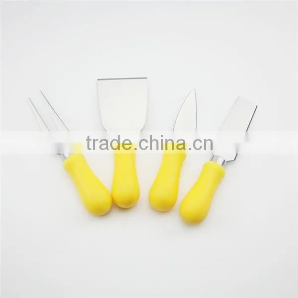High quality 4 pcs cheese butter knife spreader tools set
