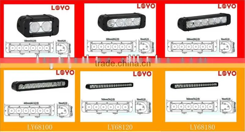 High brightness 300W 25800LM LED light bar agriculture led light bar offroad