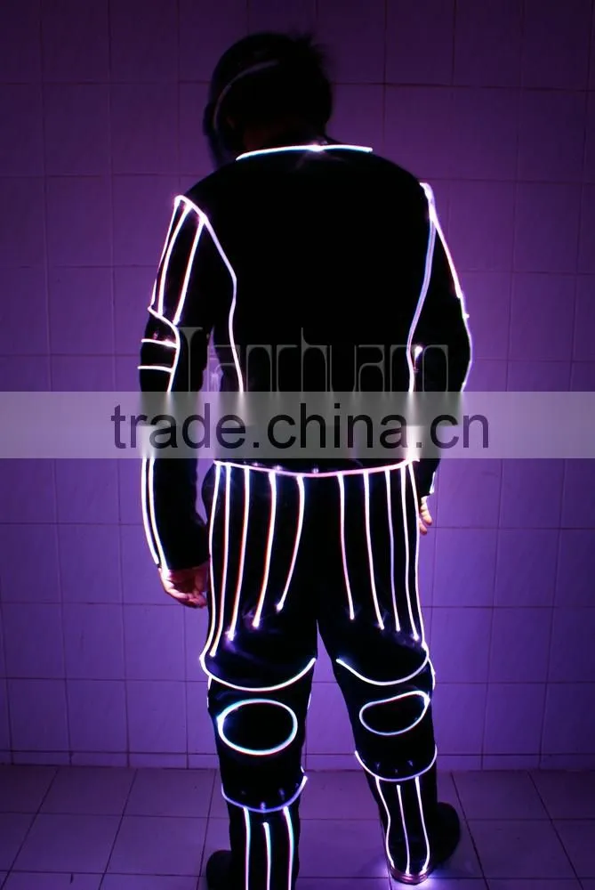 Programmable LED Dance Costume, Fiber Optic Ballet Dance Costume, Remote Control Flash Dance Costume