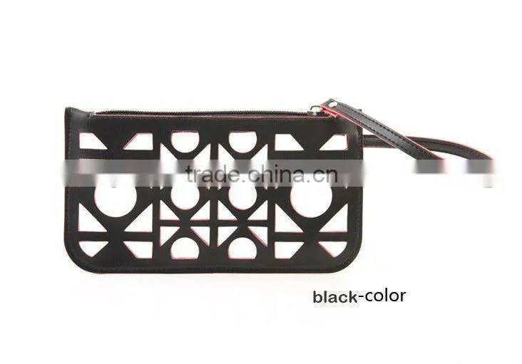 hollowed-out PU cosmetic bag