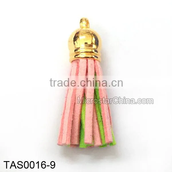 Hot Selling Beautiful Double Colors Korea Suede Tassel