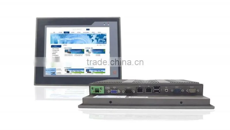 10.4 inch Atom N2600 dual-core 1.6Hz 2G RAM linux industrial touch panel pc computer