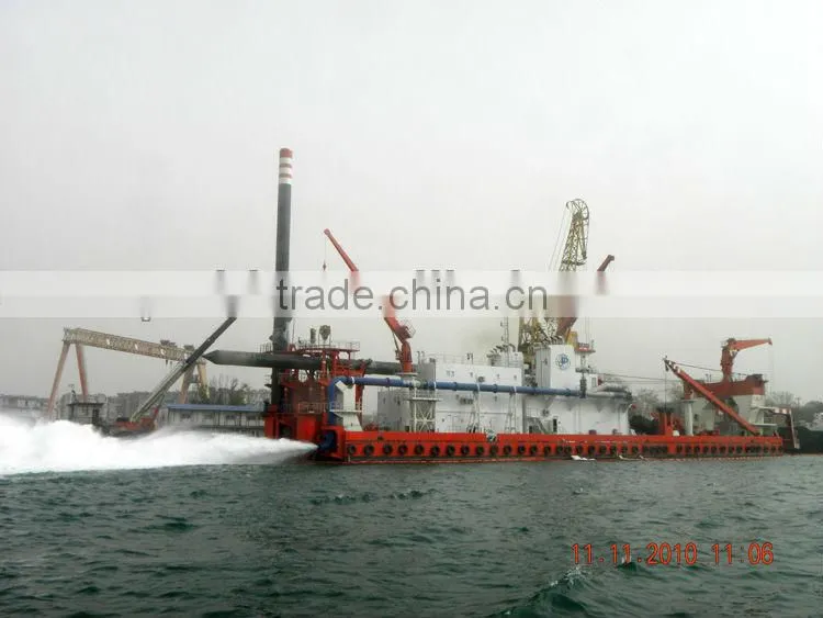 chinese dredger cutter suction dredging ship