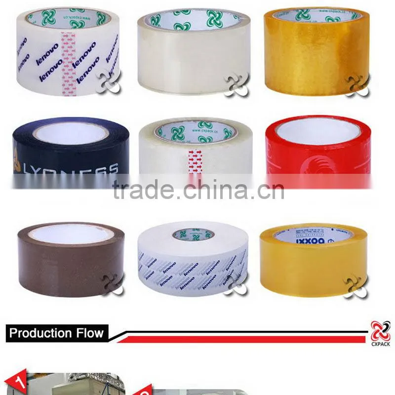 Strong adhesive custom logo printed opp packing tape stationery tape