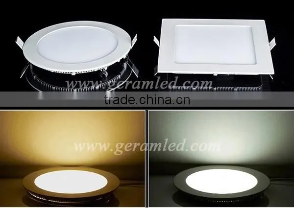 China Best 3W 4W 6W 9W 12W 15W 18W 24W Ultra Thin Square Round LED Panel Light