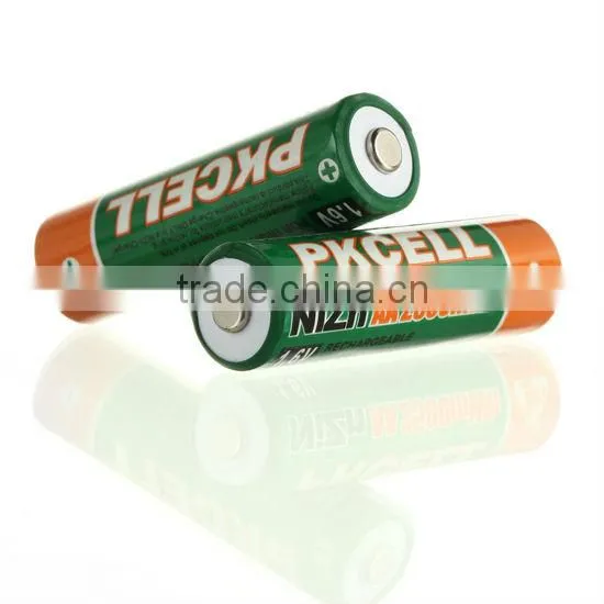Ni-Zn 1.6V AA 2500mwh pre-charged rechargeable battery
