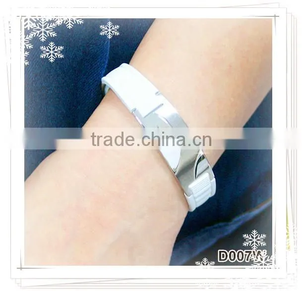 2015 new health power sport negative ions silicon bracelet