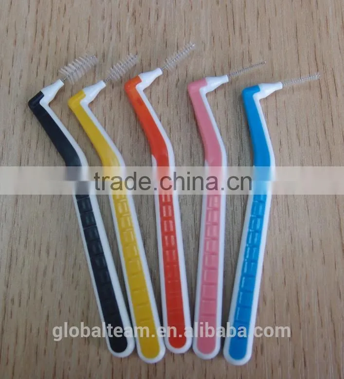 L Shape Adult Dental Disposable Interdental Brush