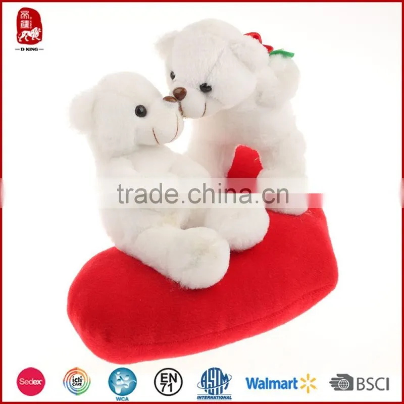 Stuffed Love Heart Mini Teddy Bear Kissy Teddy Bear Wedding Bear