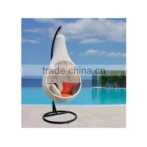 resin SGS hanging wicker basket chair
