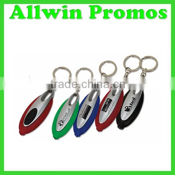 Laser Engraving Souvenir LED Flashlights Keychain