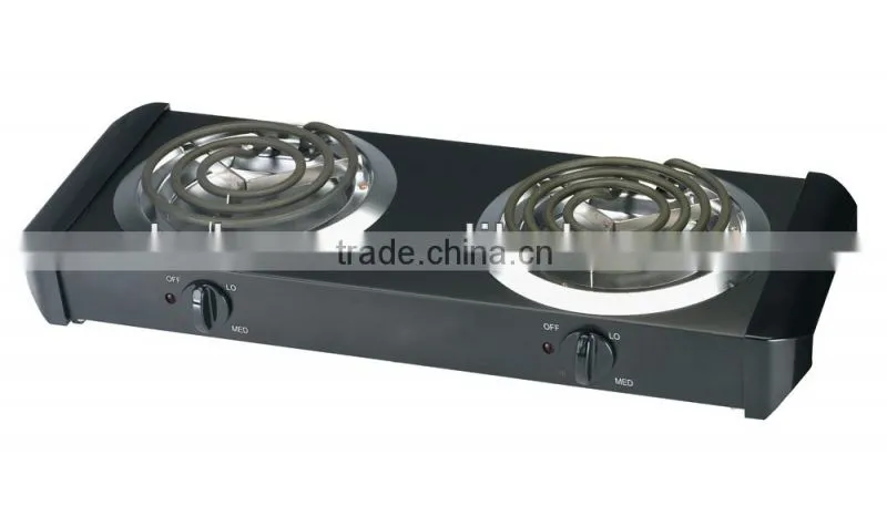 Double heating element burner