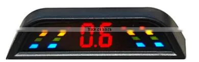 3 color digital LED display run freely car parking sensor system