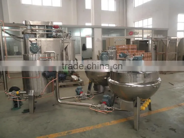 YX450 Factory price snack food professional CE peanut bar candy, jelly candy and hard candy making machine