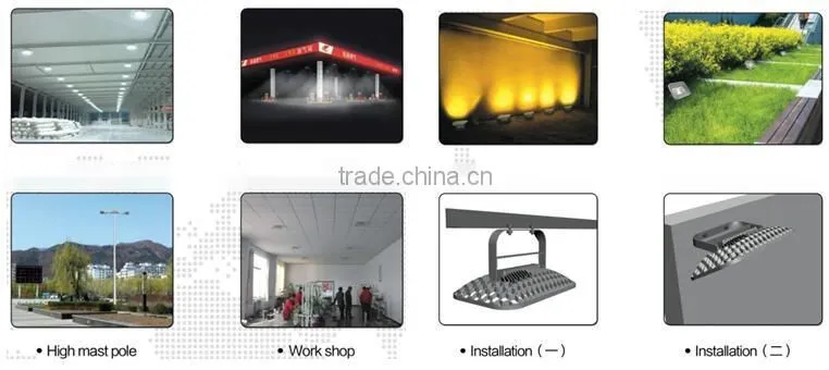 CE ROHS UL Certificate High power 120W 150W 180W 210W 210W 240W Meanwell driver Waterfroof LED flood Light 5 years Warranty