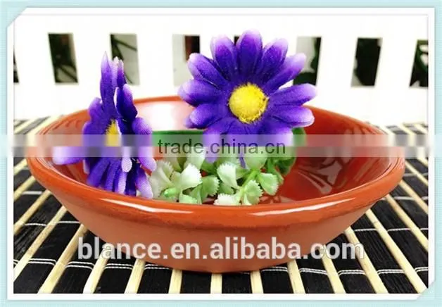 ceramic tray small design terracotta plate red